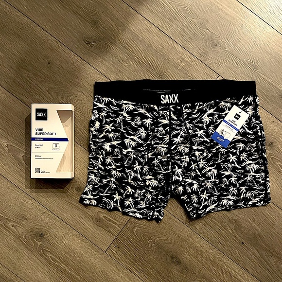 NWT SAXX Vibe Super soft Ballpark Pouch Boxer Briefs Size XXL - Picture 1 of 9
